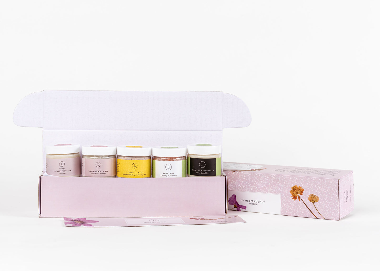 Full body Luxury Home Spa Routine Set - Perfect thinking of you gift by Lizush