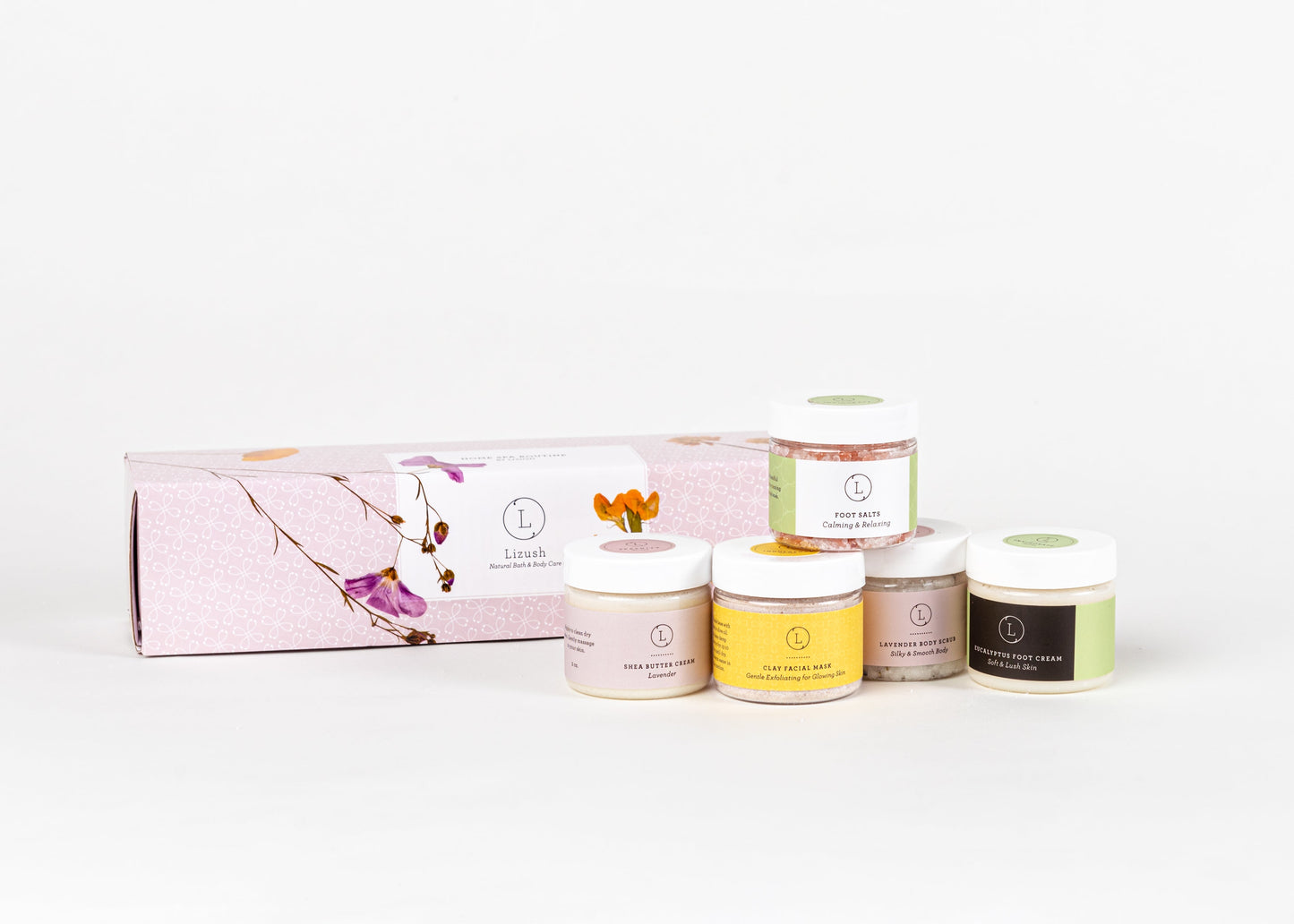 Full body Luxury Home Spa Routine Set - Perfect thinking of you gift by Lizush