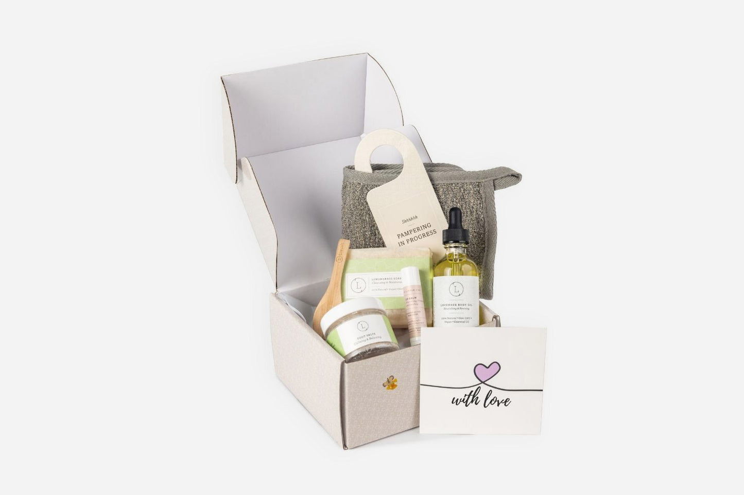 Natural Citrus Bath & Body Skincare Set, A Thoughtful & "Thinking of You" Gift by Lizush