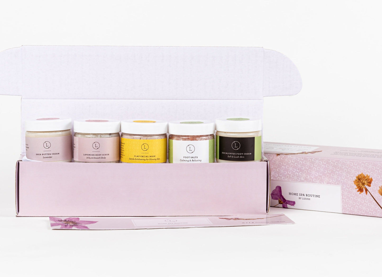 Full body Luxury Home Spa Routine Set - Perfect thinking of you gift by Lizush