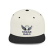 Urban Halo Flat Bill Snapback Hat - Stylish Embroidered Cap for Trendsetters