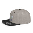Urban Halo Flat Bill Snapback Hat - Stylish Embroidered Cap for Trendsetters