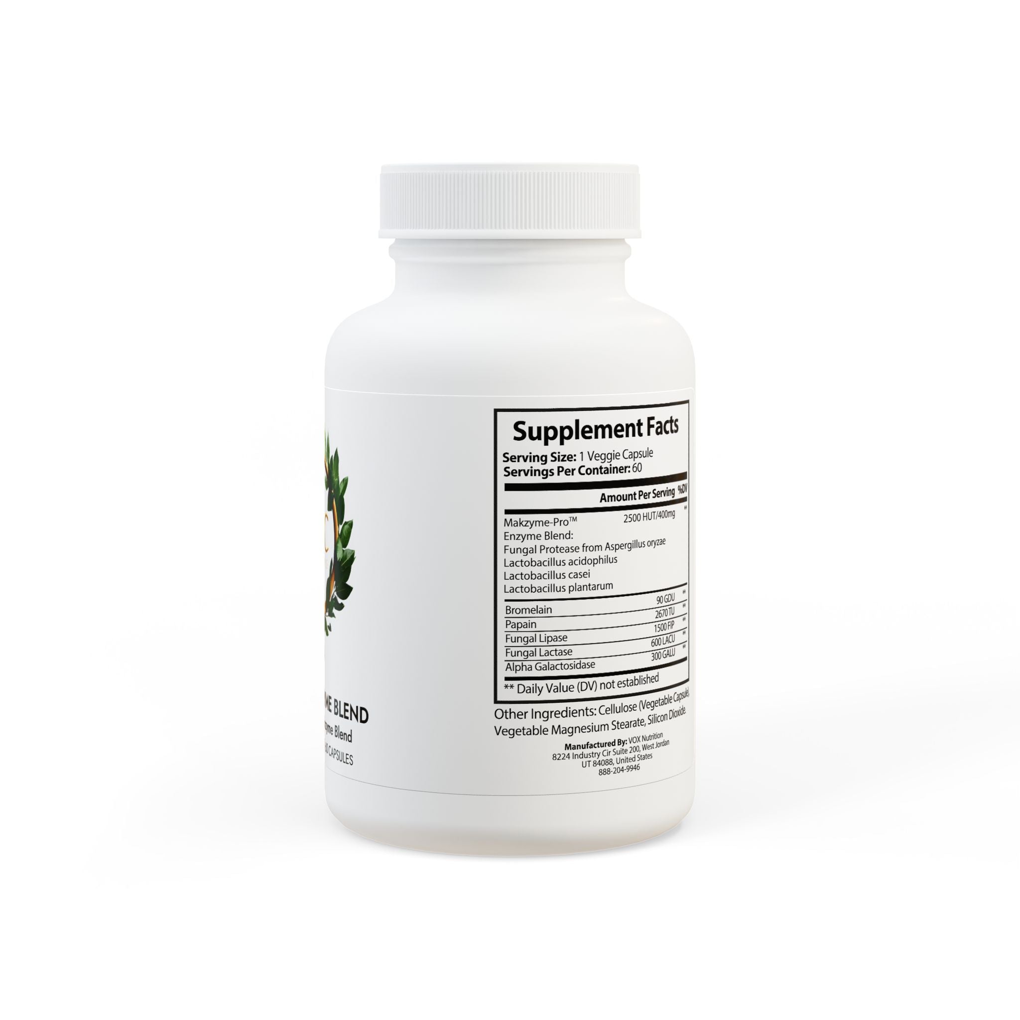 Digestive Enzyme Blend Supplement (60 Capsules)