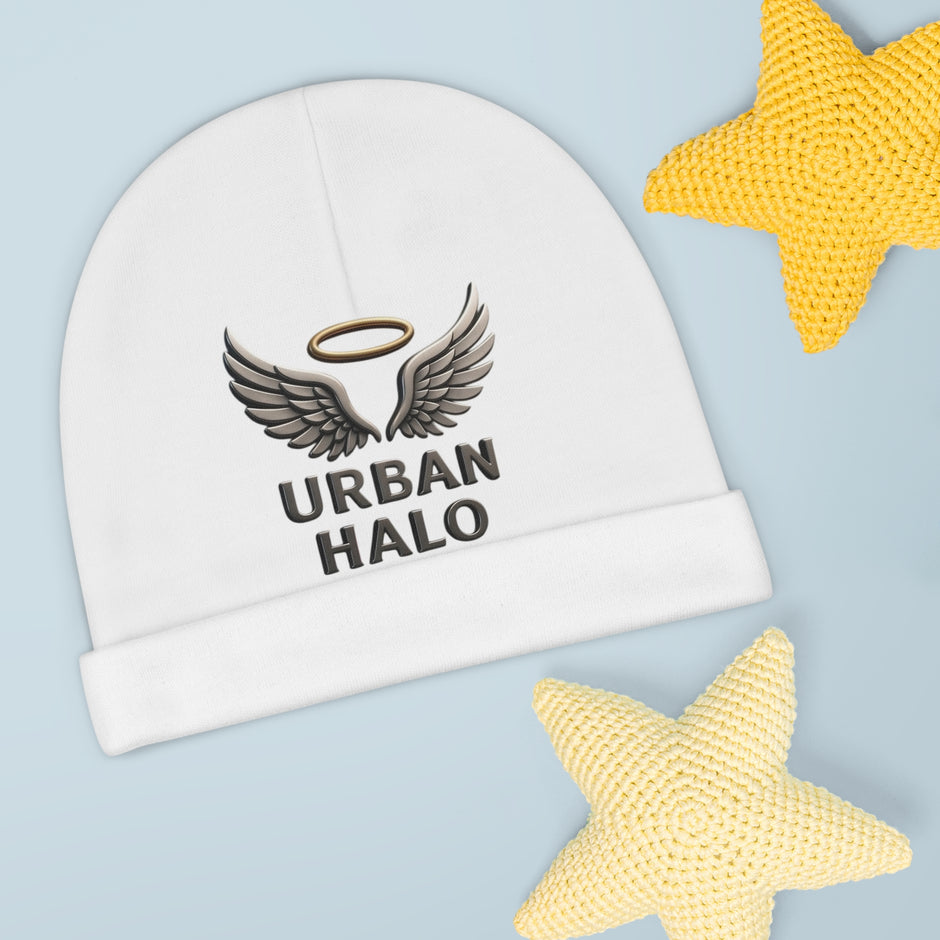 Urban Halo Baby Beanie - Cozy Infant Hat, Cute Newborn Accessory, Stylish Gift for Baby Showers, Toddler Winter Wear