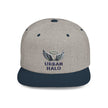 Urban Halo Flat Bill Snapback Hat - Stylish Embroidered Cap for Trendsetters