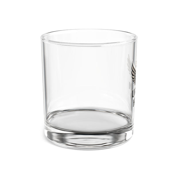 Urban Halo Rocks Glass - 10oz Whiskey Tumbler with Wing Design