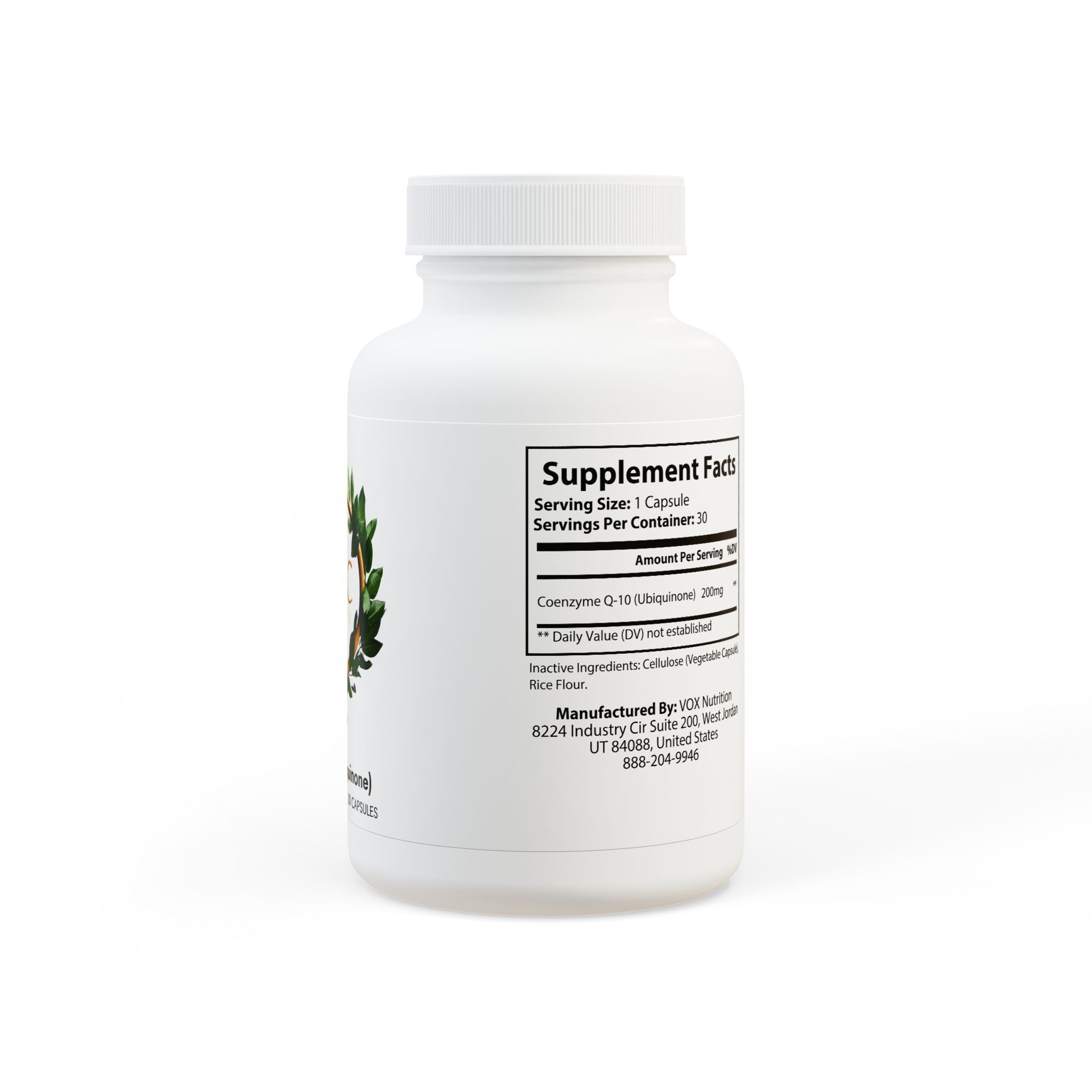 CoQ10 (Ubiquinone) Supplement (30 Capsules)