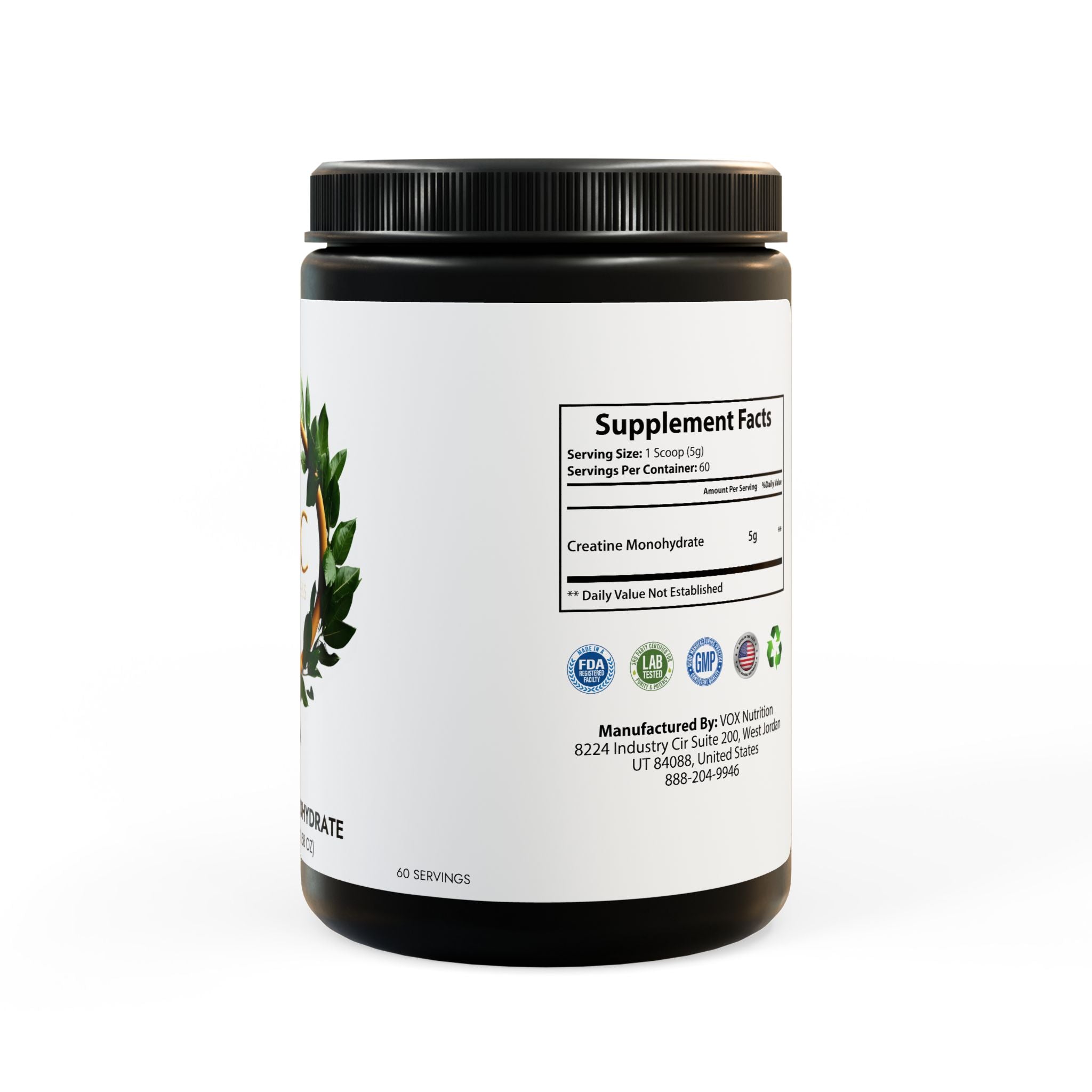 Creatine Monohydrate Supplement (300g, 10.58oz)