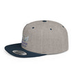 Urban Halo Flat Bill Snapback Hat - Stylish Embroidered Cap for Trendsetters