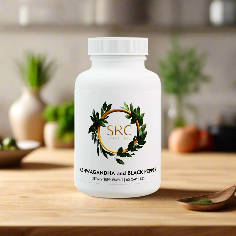 Ashwagandha and Black Pepper Supplement (60 capsules)