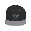 Urban Halo Flat Bill Snapback Hat - Stylish Embroidered Cap for Trendsetters