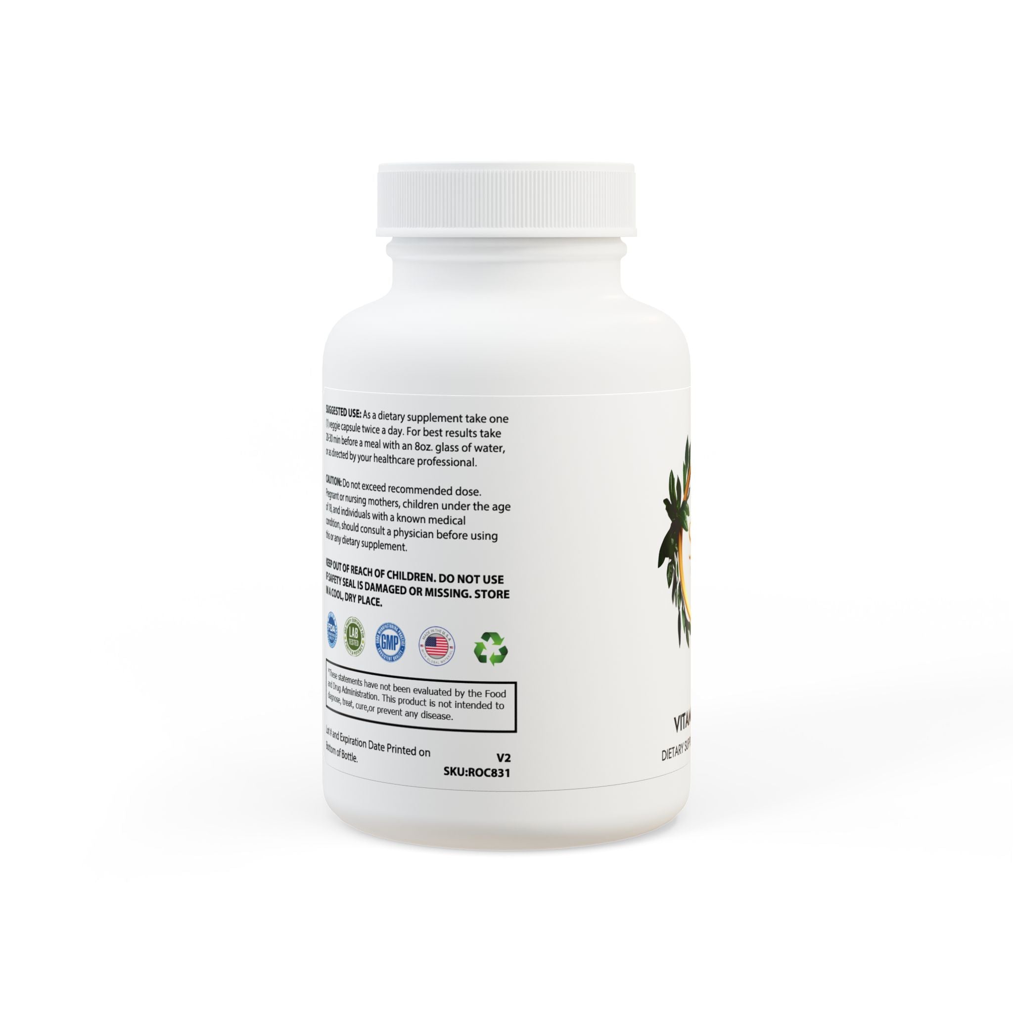 Vitamin K2 + D3 Supplement (60 Capsules)
