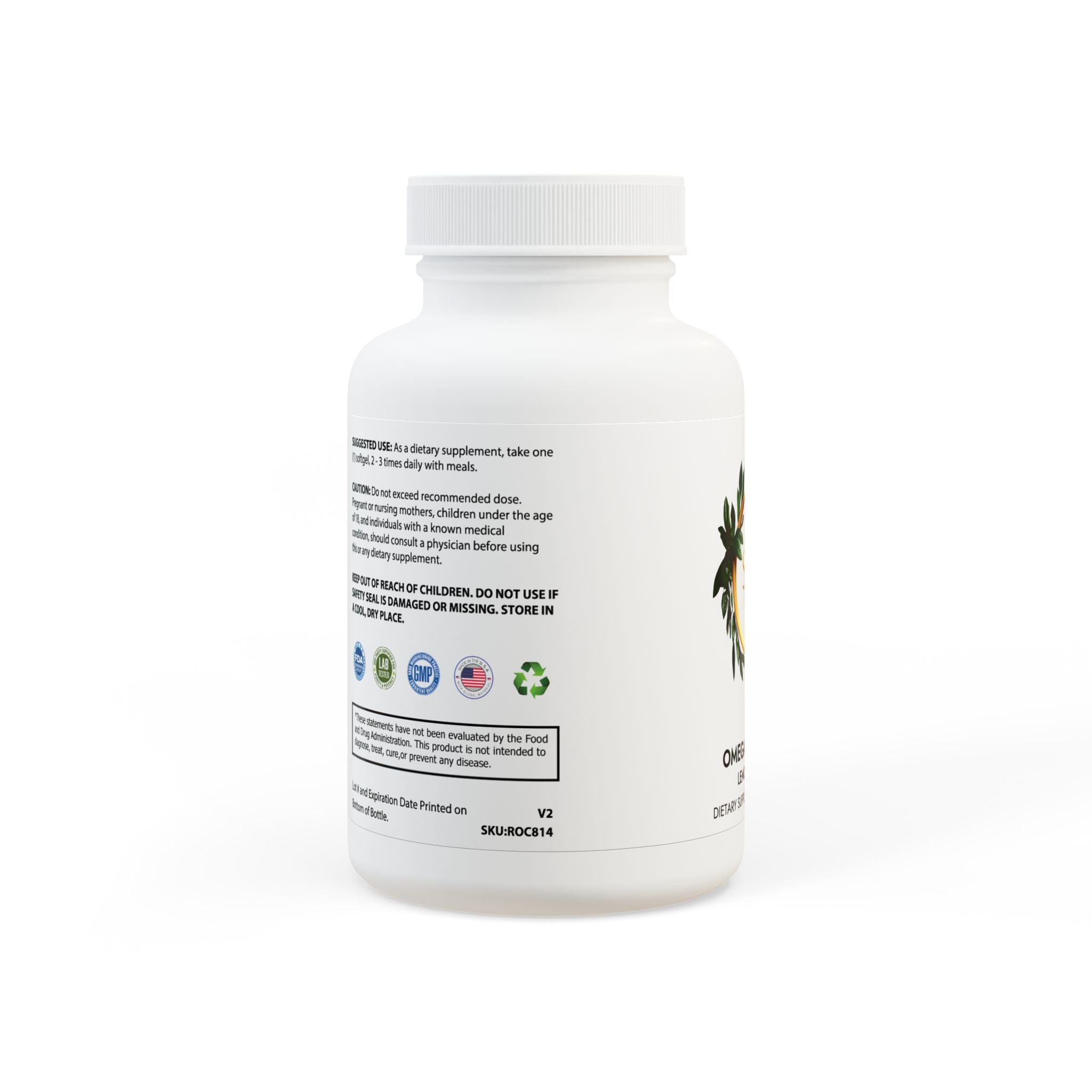 Omega 3 Fish Oil Supplement (60 Softgels)