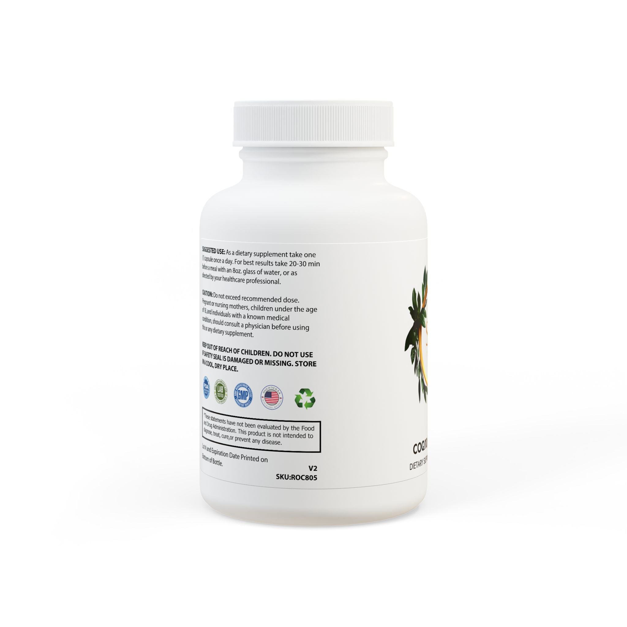 CoQ10 (Ubiquinone) Supplement (30 Capsules)