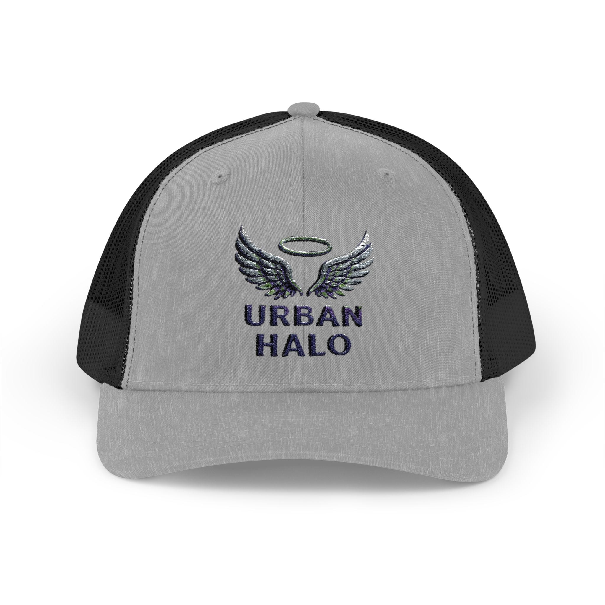 Urban Halo Snapback Trucker Cap - Casual Style, Adjustable Fit, Perfect for Summer, Festivals, Outdoor Adventures, Gift Idea
