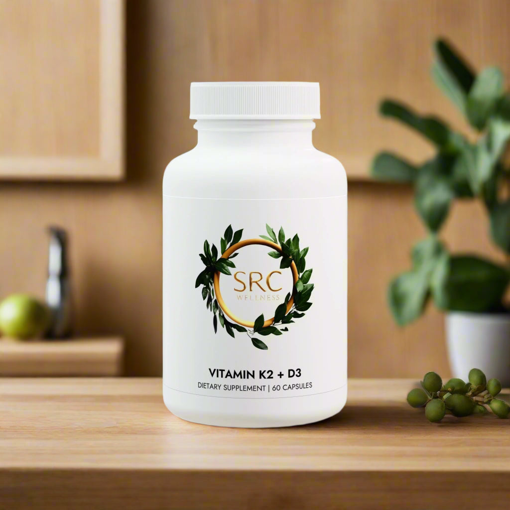Vitamin K2 + D3 Supplement (60 Capsules)
