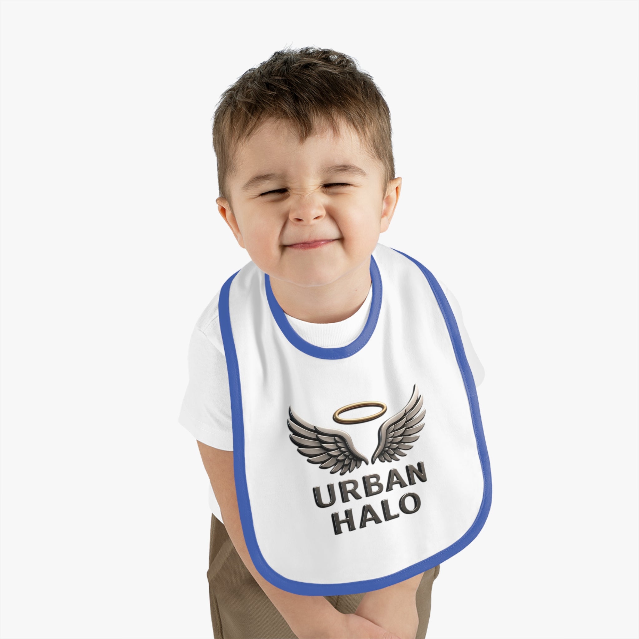 Urban Halo Baby Bib - Winged Design for Adorable Mealtime Moments