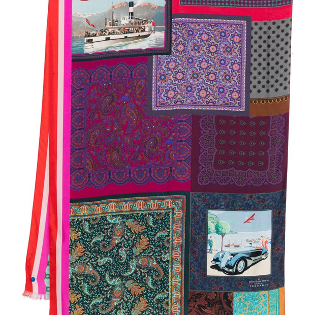 032C 032C Pierre Louis Mascia silk printed scarf