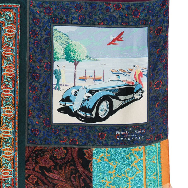 032C 032C Pierre Louis Mascia silk printed scarf