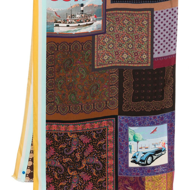 032C 032C Pierre Louis Mascia silk printed scarf