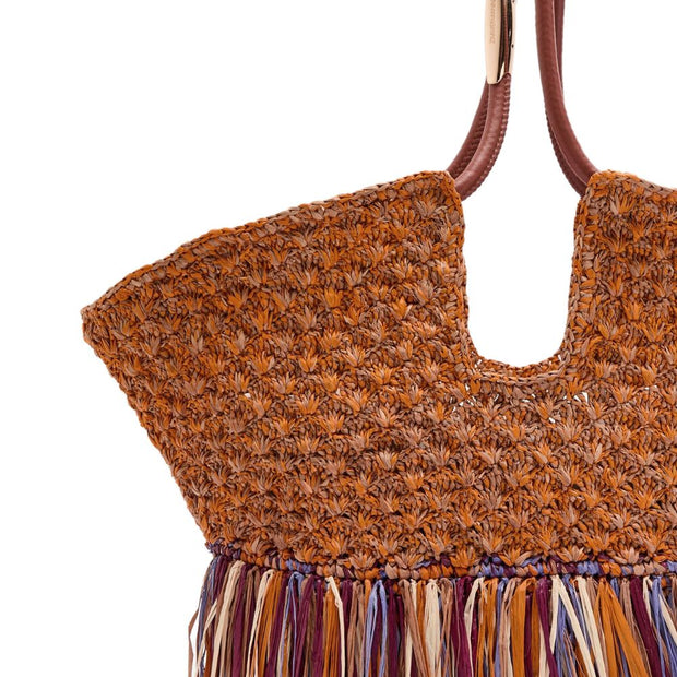 Zimmermann Zimmermann Zimmerman Goldentime Medium Fringe Tote