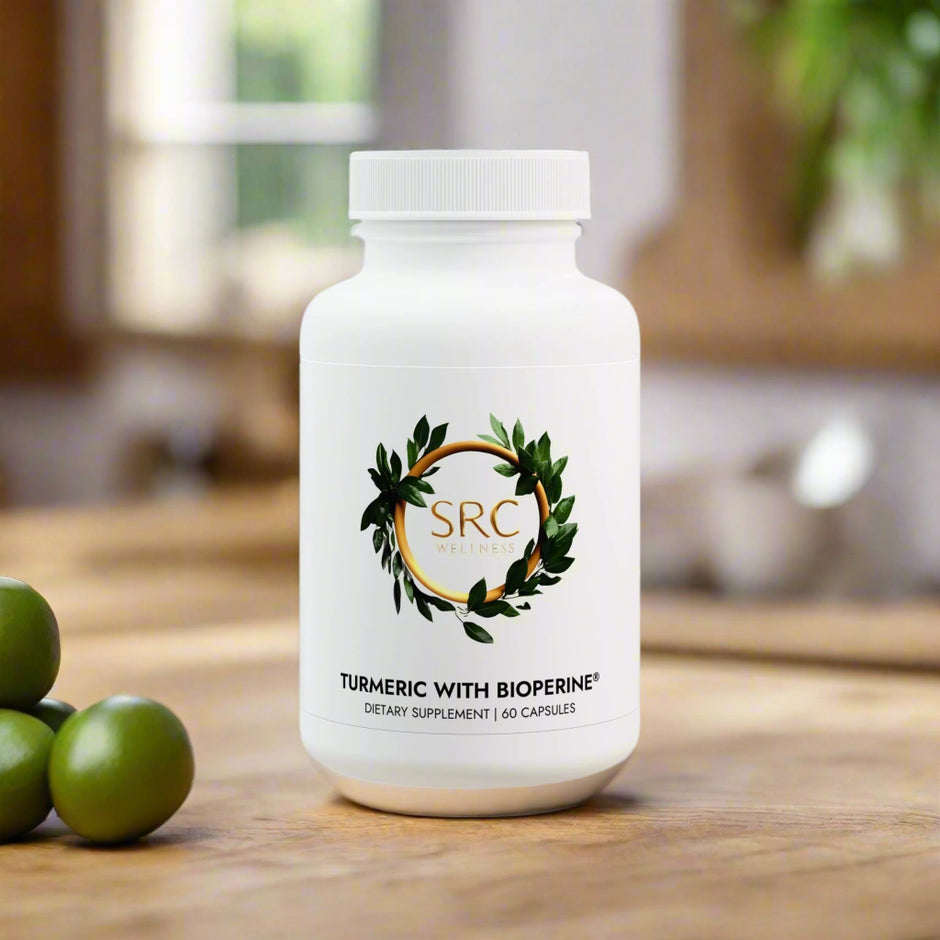 Turmeric with BioPerine® (Black Pepper Fruit Extract) Supplement (60 Capsules)