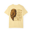 Inspirational Lion T-Shirt, Christian Apparel, Motivational Tee, Gift for Him, Faith-Based Clothing