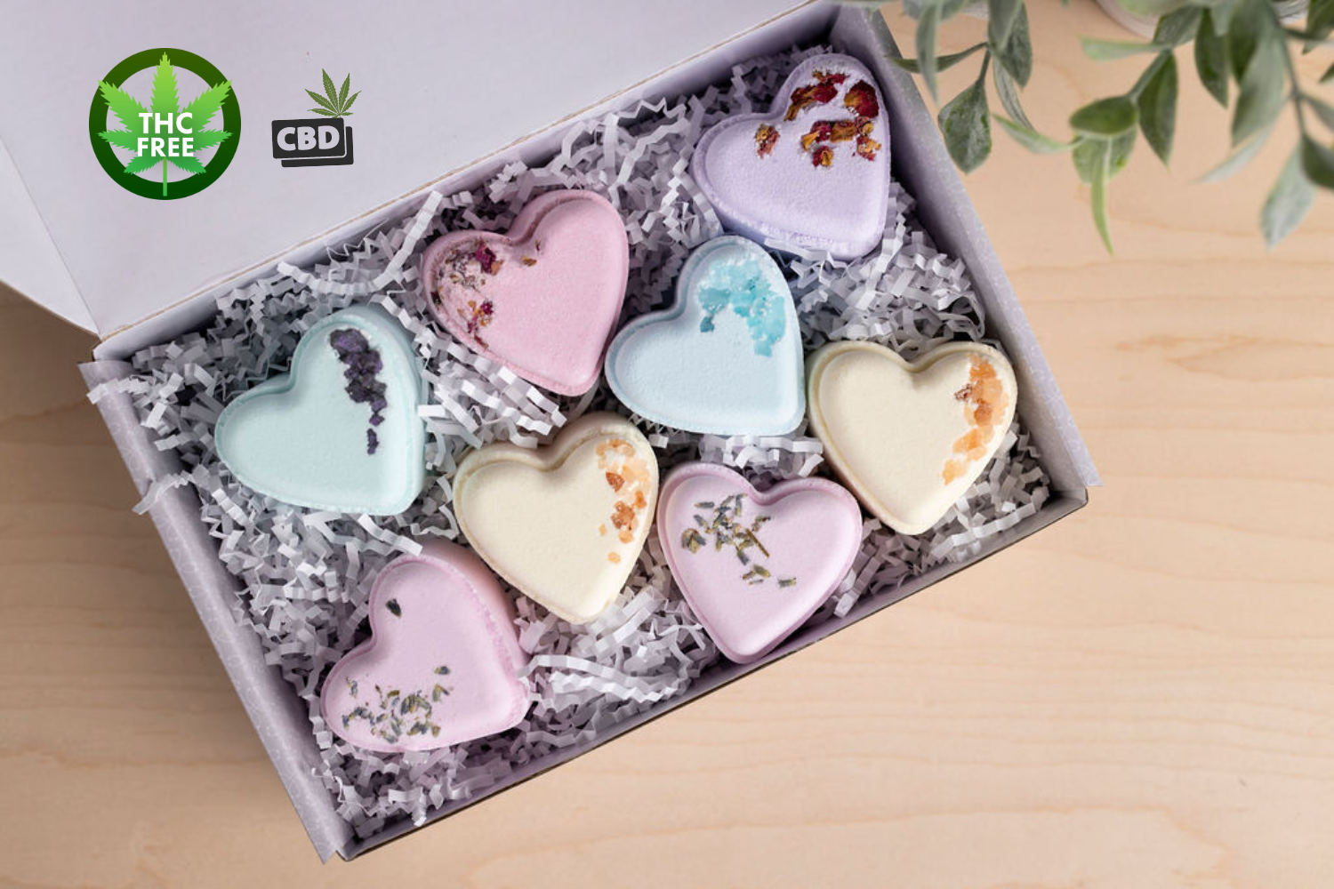 CBD - 8 Bath bombs set -  perfect for a relaxing Mother's day bath by Lizush