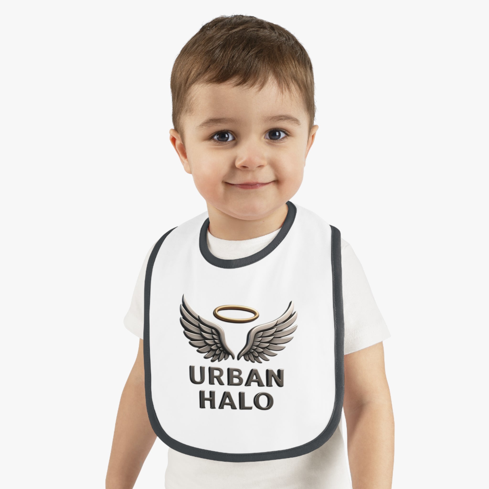 Urban Halo Baby Bib - Winged Design for Adorable Mealtime Moments