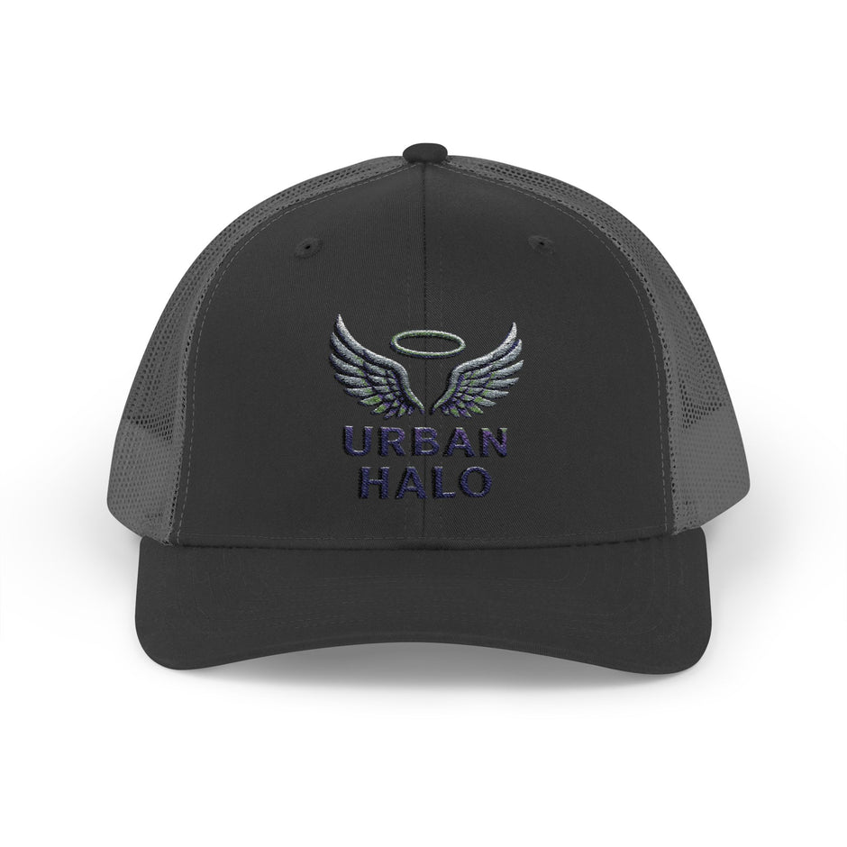 Urban Halo Snapback Trucker Cap - Casual Style, Adjustable Fit, Perfect for Summer, Festivals, Outdoor Adventures, Gift Idea