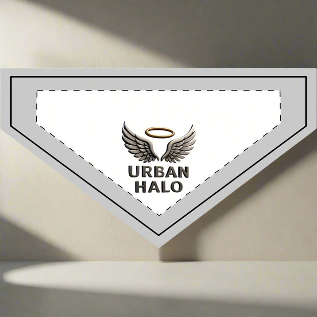 Urban Halo Clip-on Pet Bandana, Stylish Pet Accessory, Dog Fashion, Pet Gift, Holiday Dog Bandana, Pet Costume