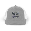 Urban Halo Snapback Trucker Cap - Casual Style, Adjustable Fit, Perfect for Summer, Festivals, Outdoor Adventures, Gift Idea