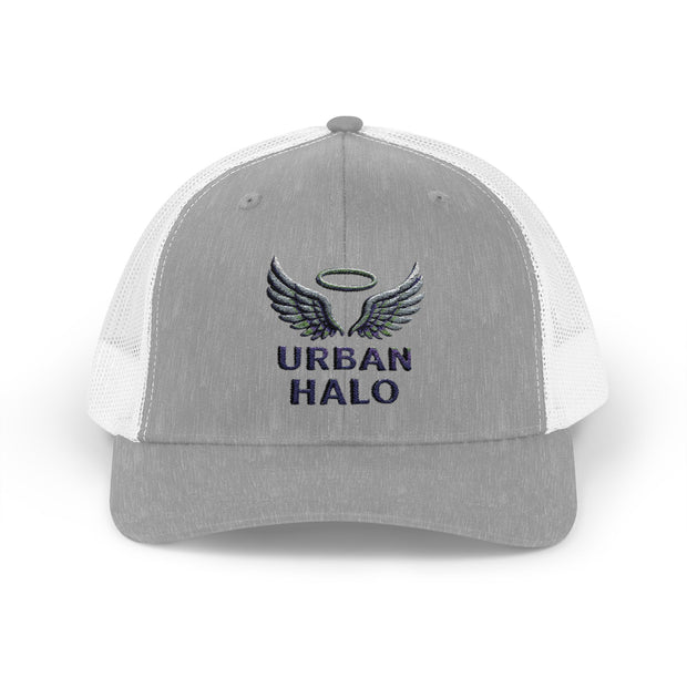 Urban Halo Snapback Trucker Cap - Casual Style, Adjustable Fit, Perfect for Summer, Festivals, Outdoor Adventures, Gift Idea