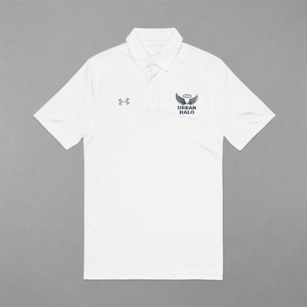Urban Halo Men's Polo Shirt - Performance Comfort with Embroidered Wings