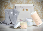Organic full care new baby gift set - welcome little one! organic diaper balm organic baby powder