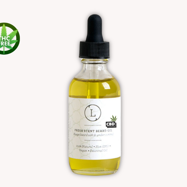 CBD Natural Handmade Beard Oil with CBD, Beard Softener, Beard Moisture, Beard care (THC free) by Lizush