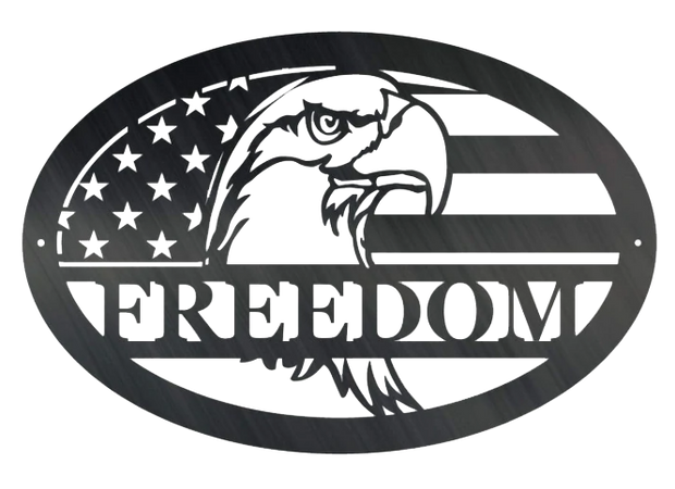 Freedom Eagle - Metal Wall Art