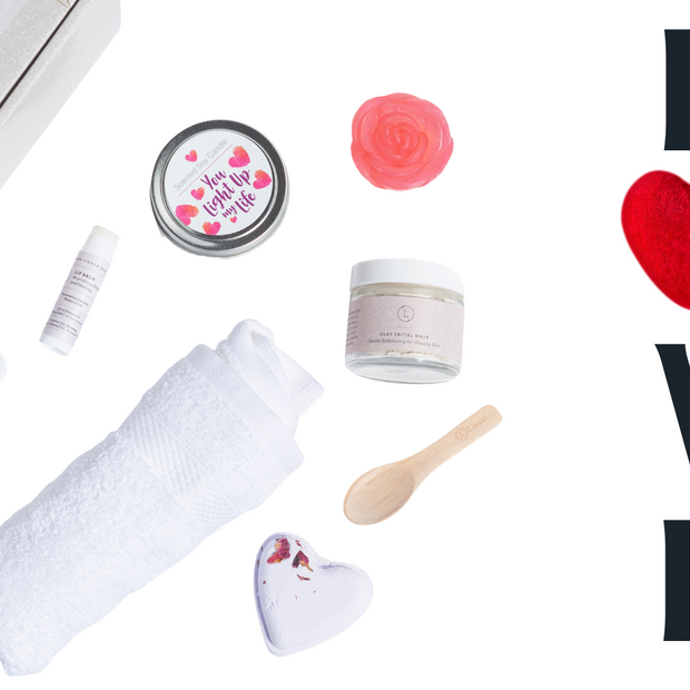 Cute LOVE Special Gift Box, Natural Skincare Gift Box, Mother's Day Gift, BFF, Sister by Lizush