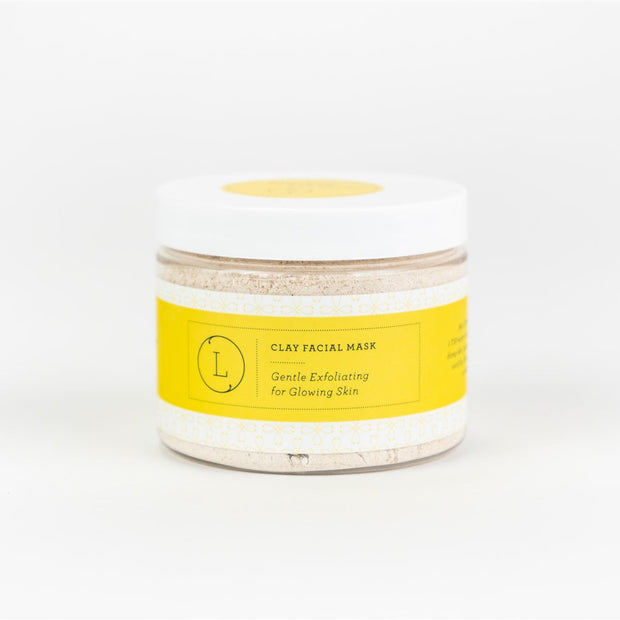 Clay mask, Natural Clay Facial Mask, Exfoliating clay mask, glowing skin - lizush