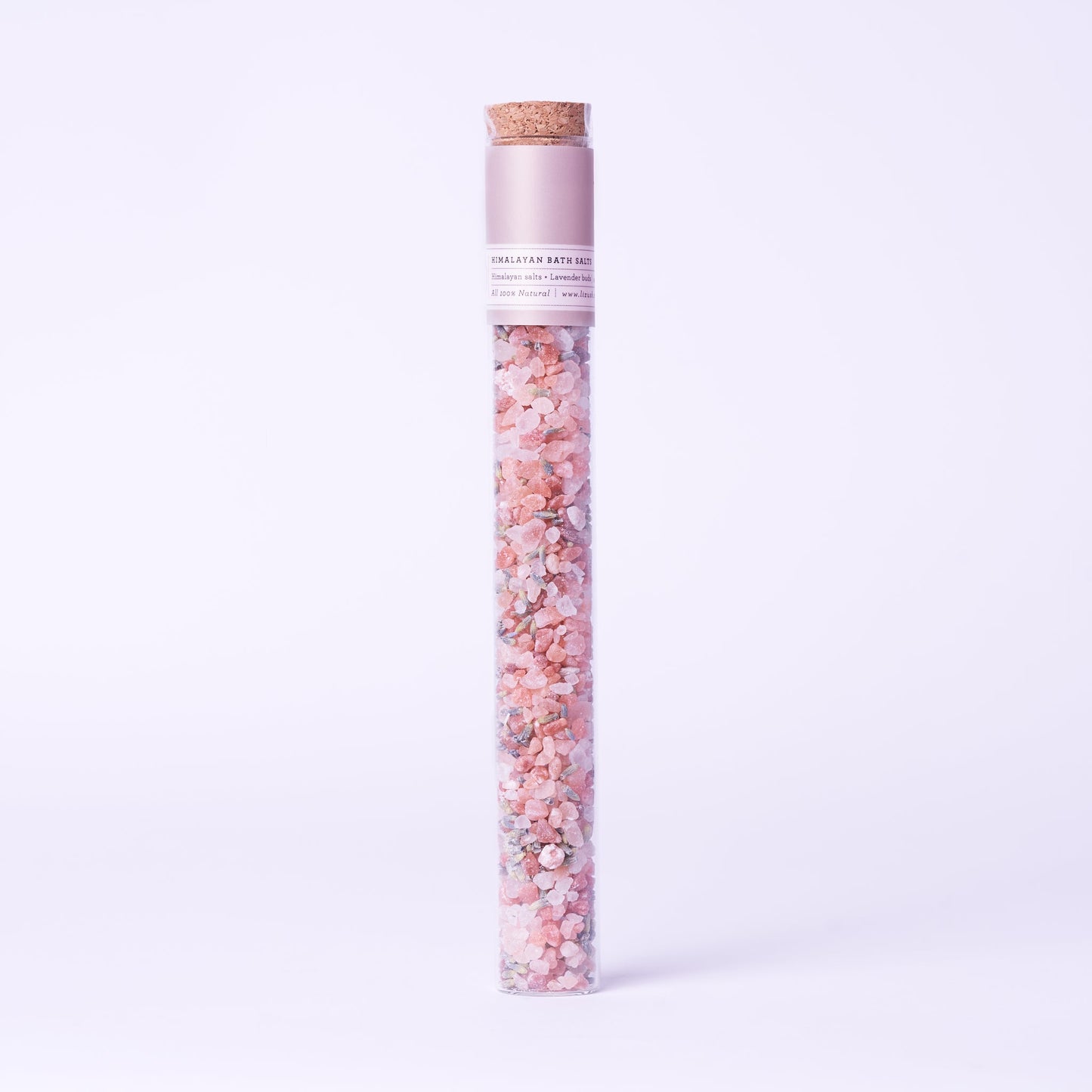 Natural Bath Salts Gift set in 8 Glass Tubes, Luxurious Bath Experience by Lizush