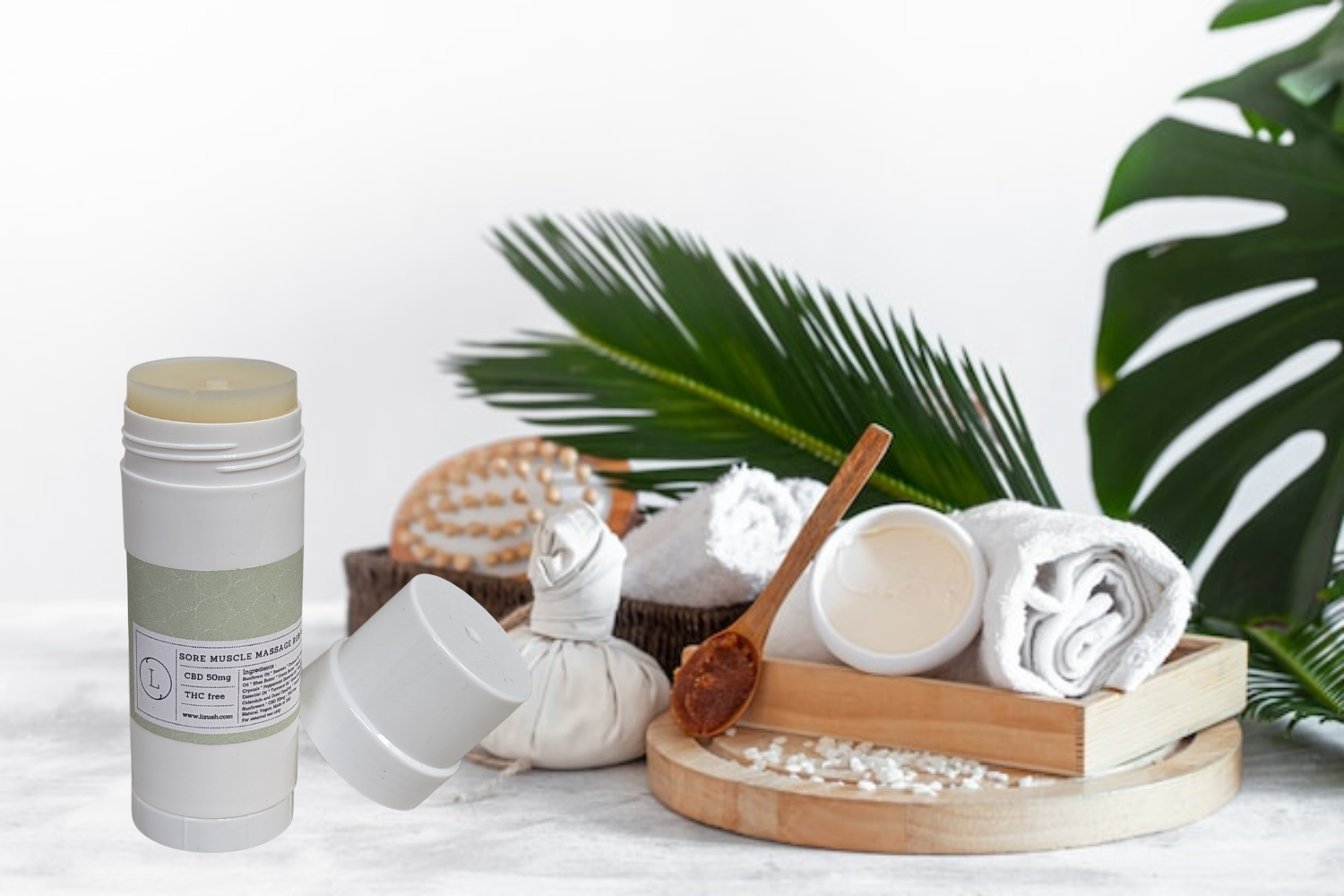 CBD - Muscle Rescue Balm - Stocking Stuffer for men, dad, athlete, runner Gift for men, Arnica Muscle mend sports idea, yoga, soccer, holiday gift (THC free) by Lizush