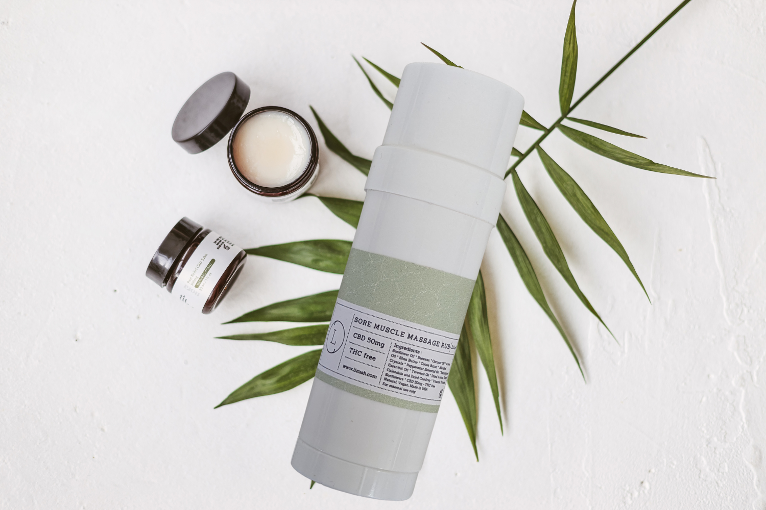 CBD - Muscle Rescue Balm - Stocking Stuffer for men, dad, athlete, runner Gift for men, Arnica Muscle mend sports idea, yoga, soccer, holiday gift (THC free) by Lizush