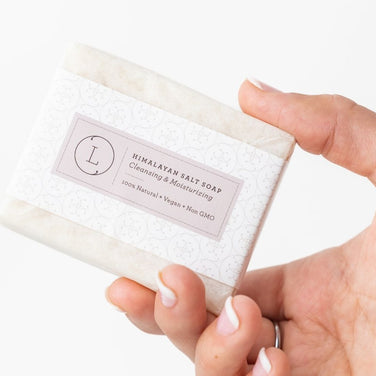 Himalayan Salt Soap Bar, Natural Unscented Soap, Vegan Handmade Soap, Cold process soap, moisturizing soap bar, natural soap bar, lizush