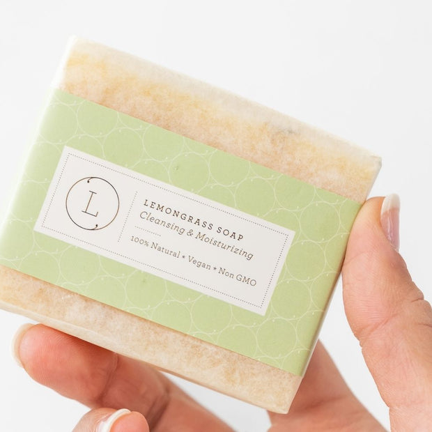 Lemongrass Natural Soap Bar, Handmade Body Soap Gift, Cold process soap, moisturizing soap bar, natural soap bar, lizush