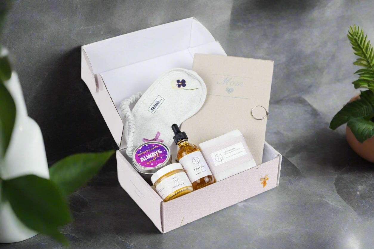 New mom gift box with natural products – Lizush