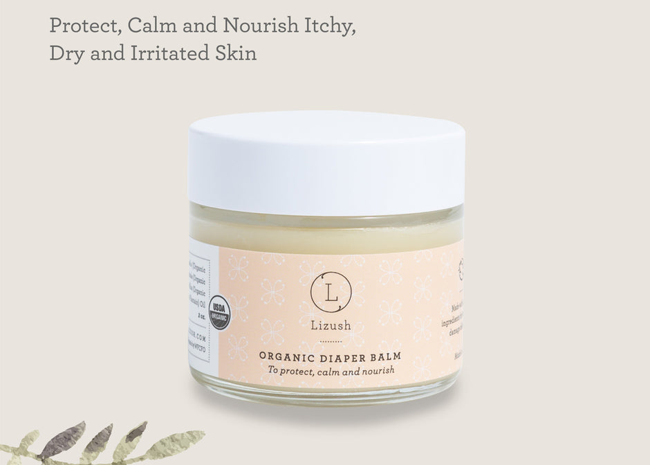 ORGANIC DIAPER BALM To protect, calm and nourish by Lizush