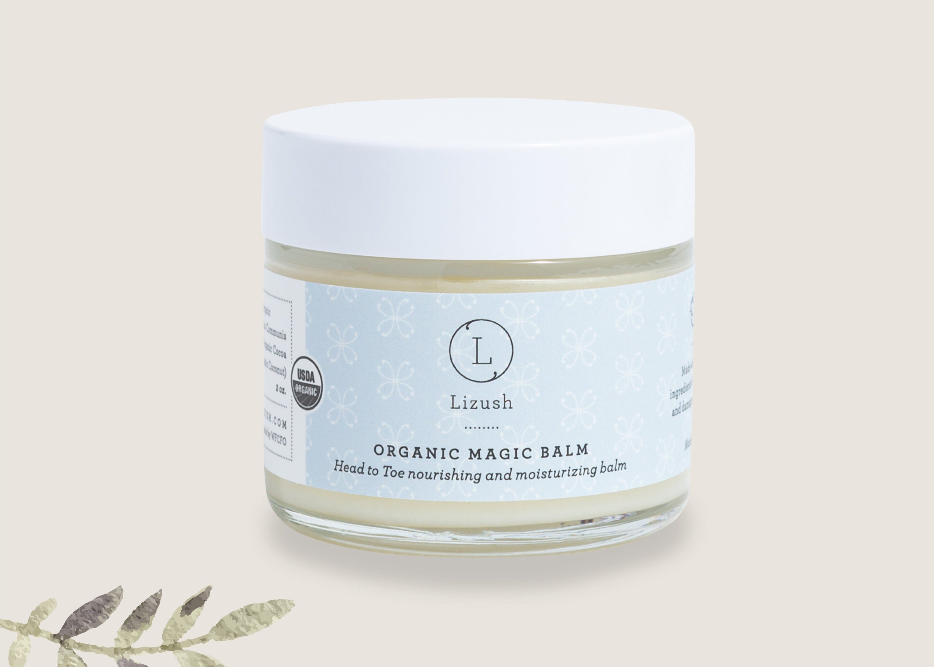 ORGANIC MAGIC BALM Head to Toe nourishing and moisturizing by Lizush