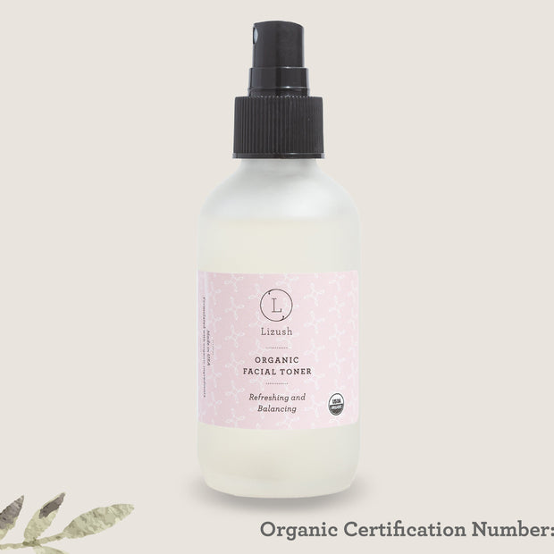 ORGANIC FACIAL TONER Refreshing and Balancing by Lizush