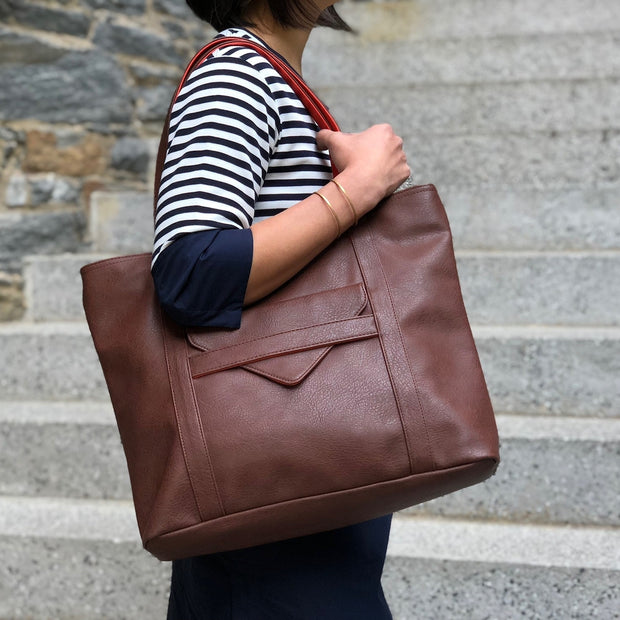 Borough Vegan Leather Tote