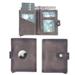 Douglas Genuine Leather Pop-Up Wallet with AirTag Slot - RFID Blocking